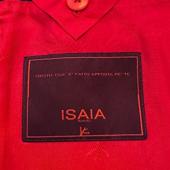 NWOT ISAIA 3-Piece Suit - Blue/Red - Picture 7 of 9